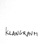 Klangraum, Konzertreihe der edition wandelweiser (Schriftzug Detail Eintrittskarte)